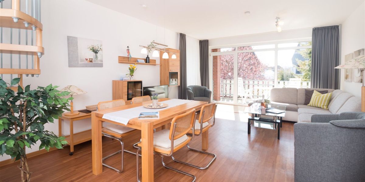 Großer Wohnraum des Studio-Apartments (W2)