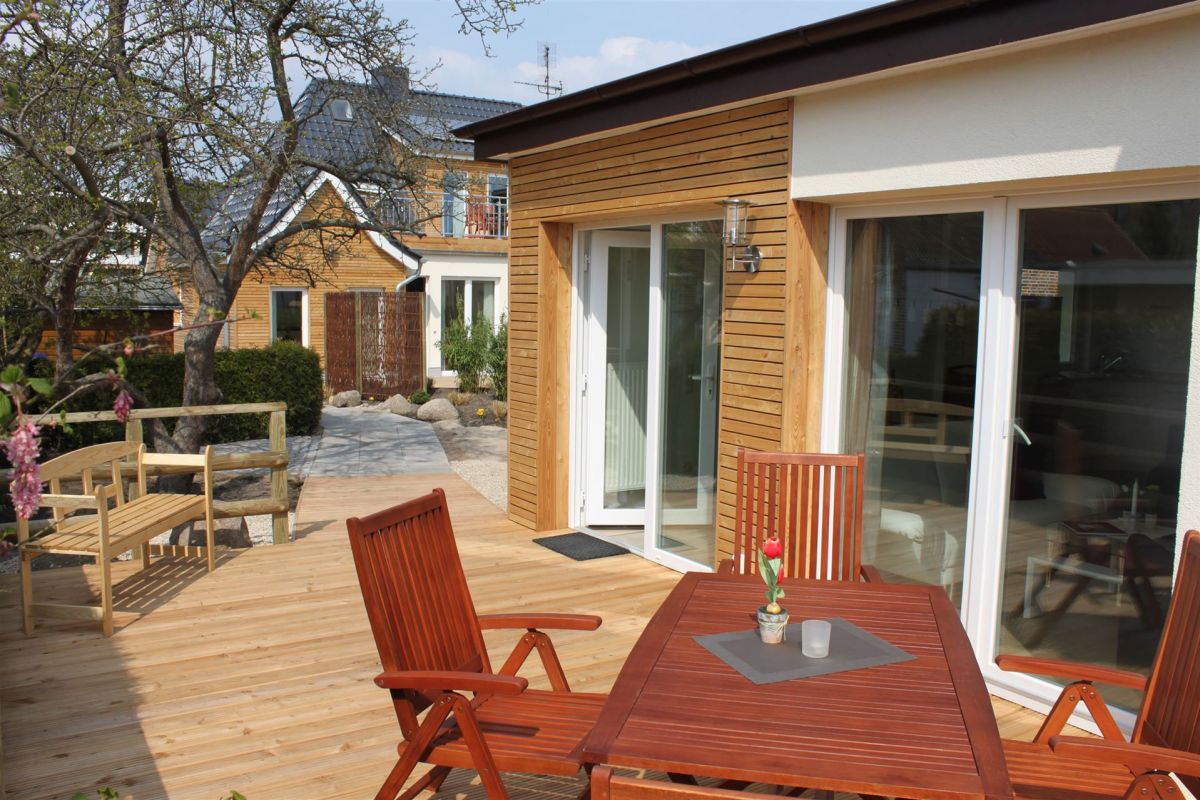 Terrasse Bungalow (K2) im Strandhaus Königsberger Allee 8 in Grömitz
